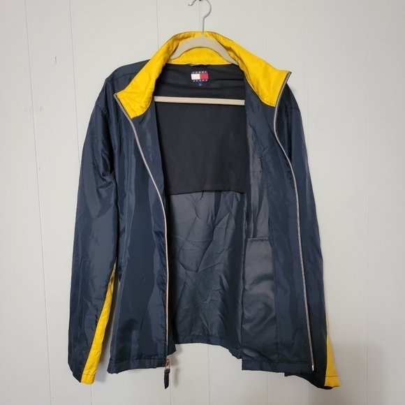 Tommy Hilfiger 2001 vntg windbreaker rain jacket men L - Picture 7 of 8